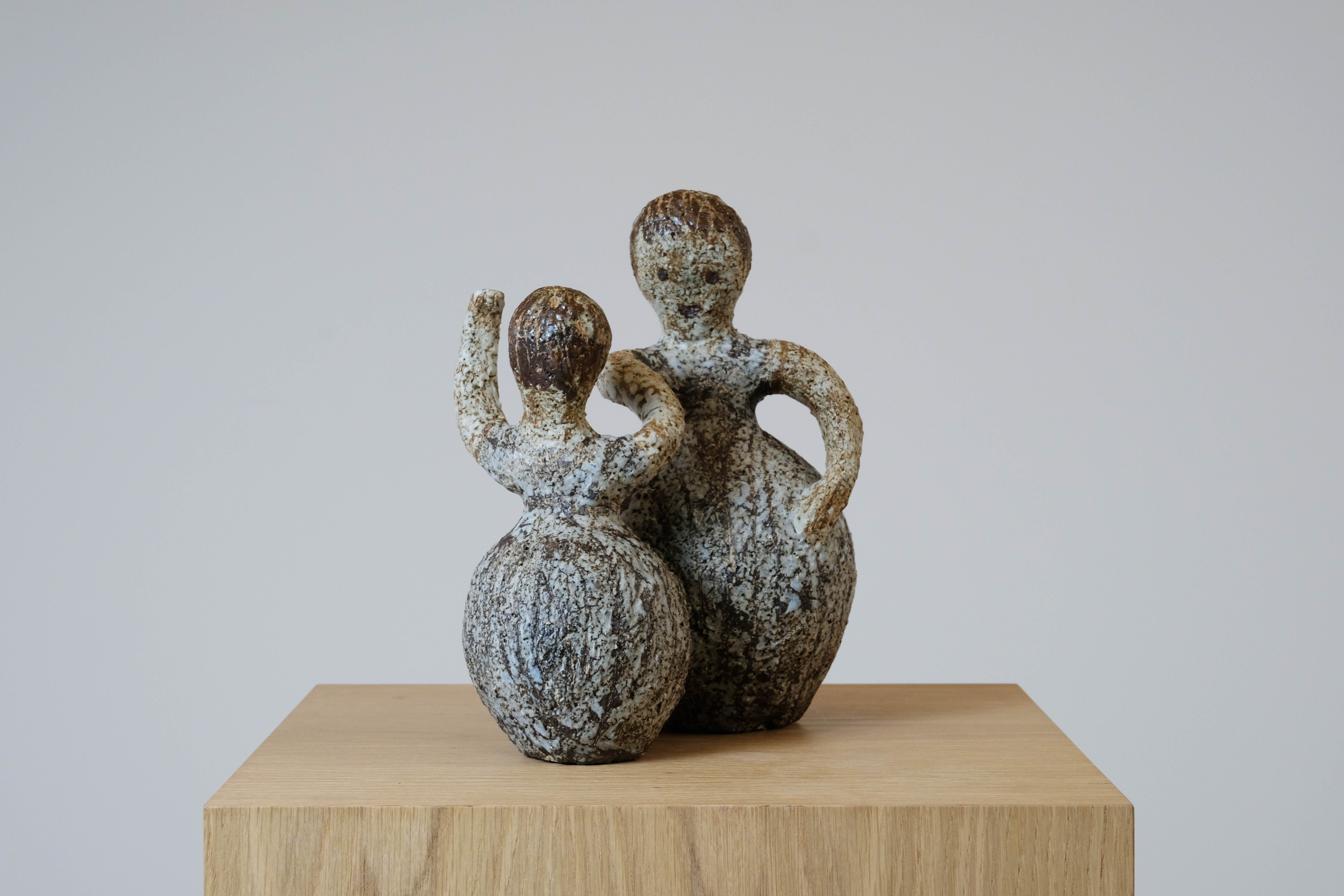 Sculpture "les danseuses"  en céramique des années 70
