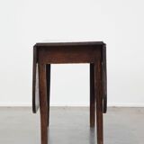 Table à manger à abattants en chêne antique de la fin du 19e siècle