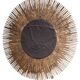 Large sunburst mirror with beveled glass and gilded wood from around 2010.