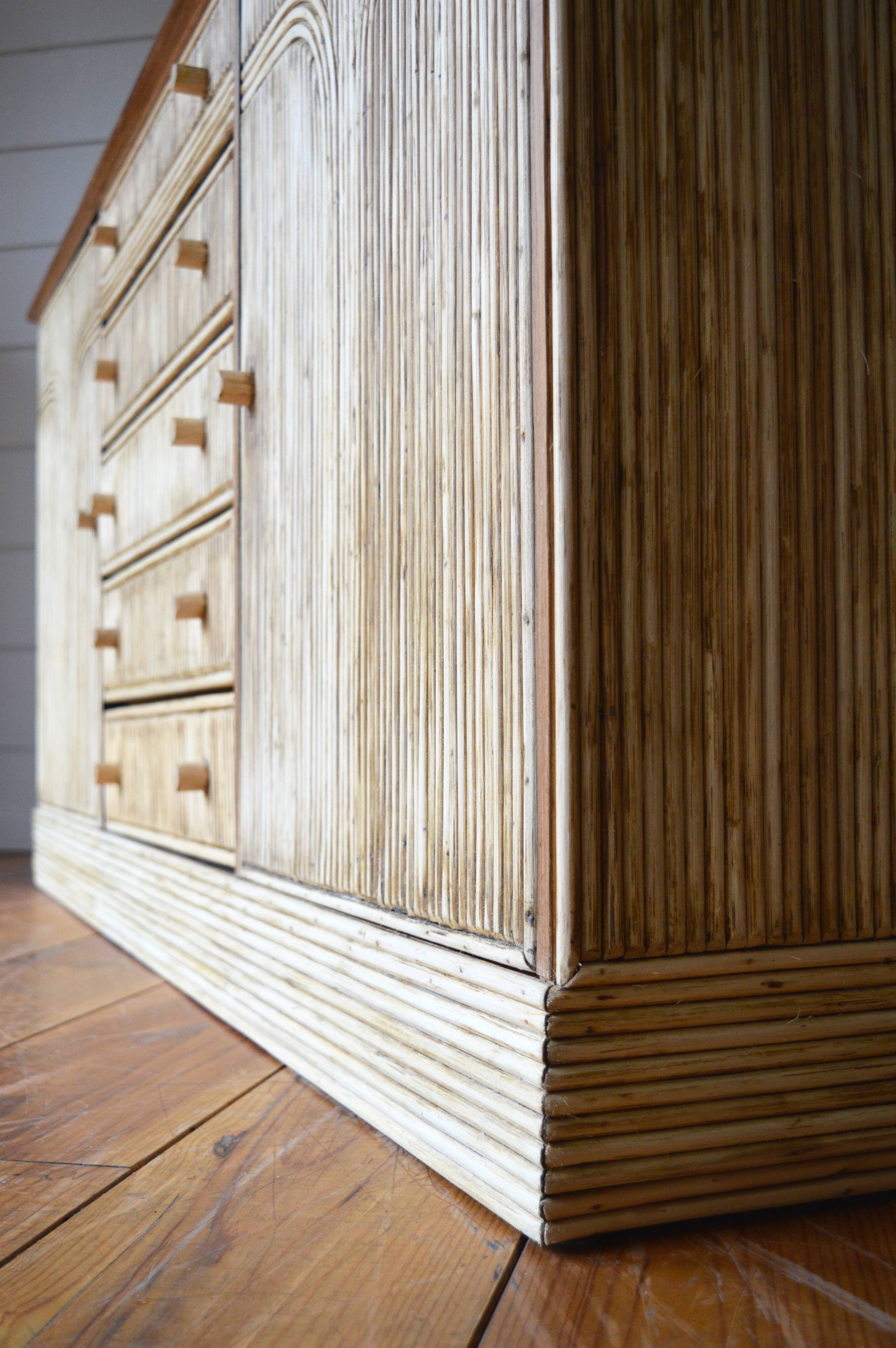 Rattan sideboard
