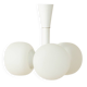 Ceiling lamp from the 1960s with three milk glass shades