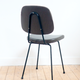 Ensemble de 4 chaises en Skaï années 60