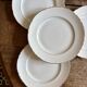 Set of 8 vintage dessert plates Moulin des Loups