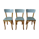 Baumann chairs in wood and formica