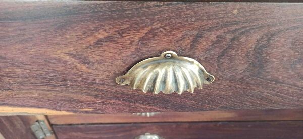 Meuble à cartes Compagnie des Indes anglaises 19e siècle Largeur 122 cm