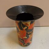 Vintage vase Rosenthal porcelaine noire