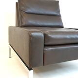 Fauteuil en cuir Wilkhahn Série 800 par Hans Peter Piel