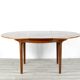 Midcentury Extending Round Teak Table and Chairs by Nathan. Vintage Modern / Danish Style / Retro.