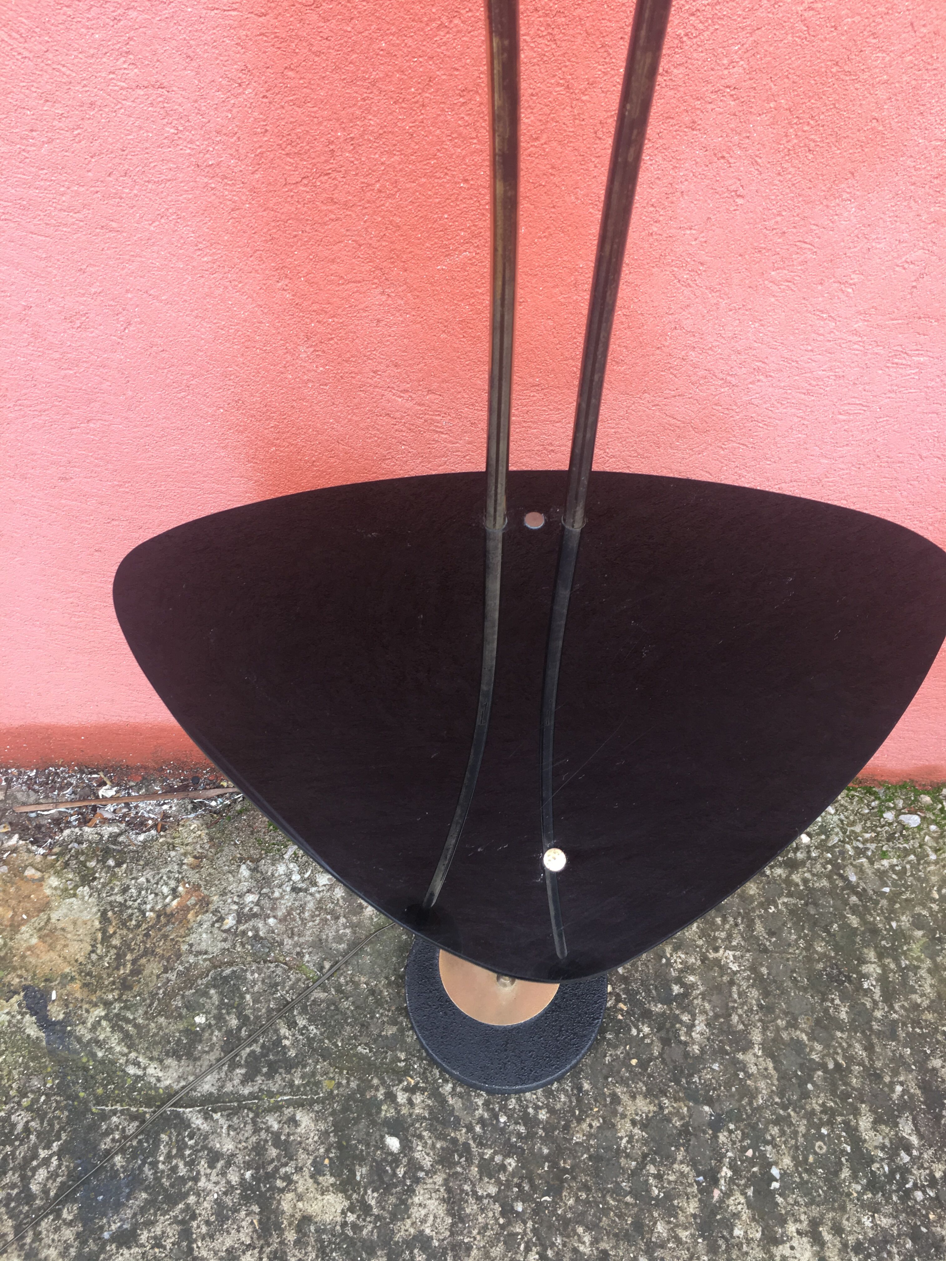 Floor lamp 50s brass