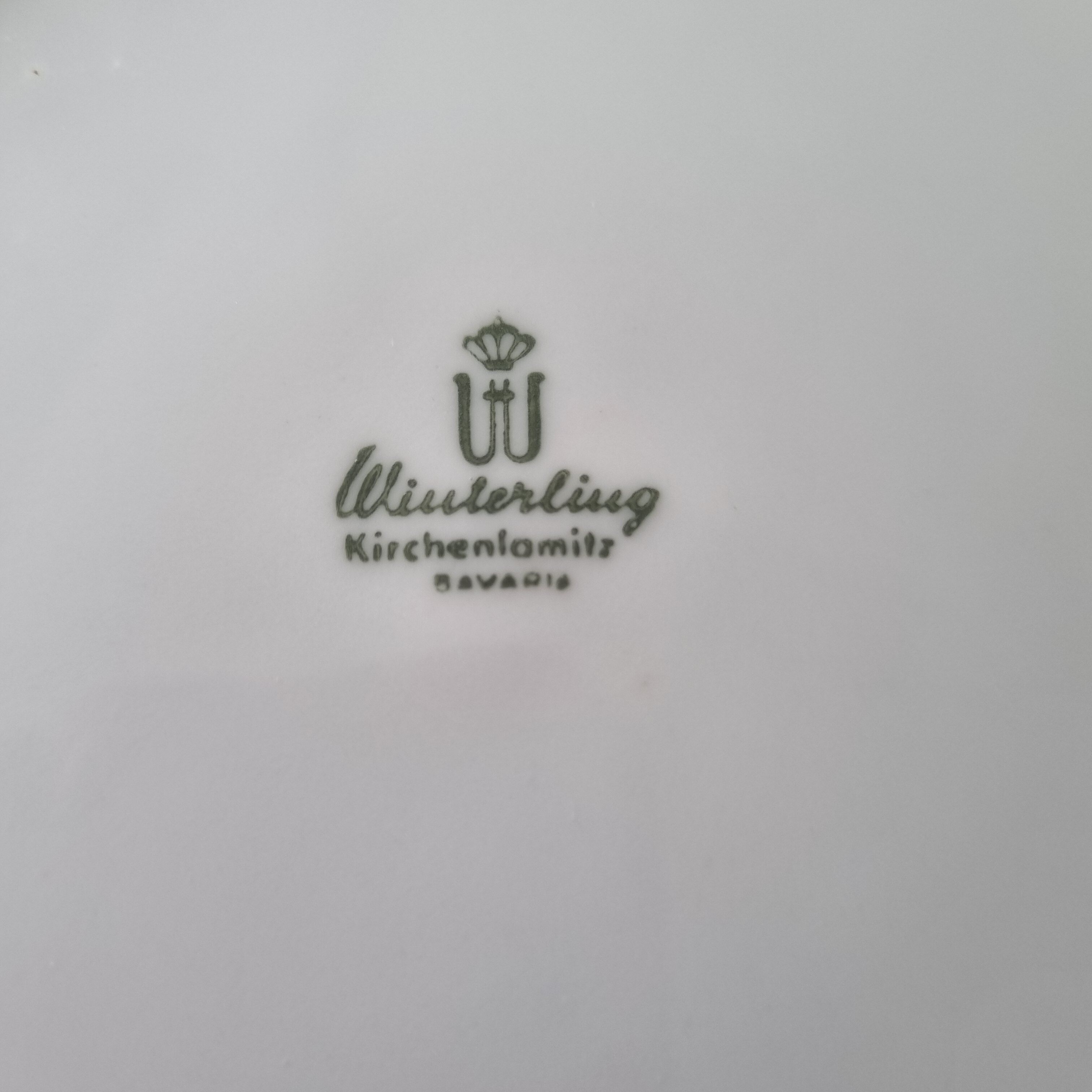 5 Bavaria plates from 1970, Winterling