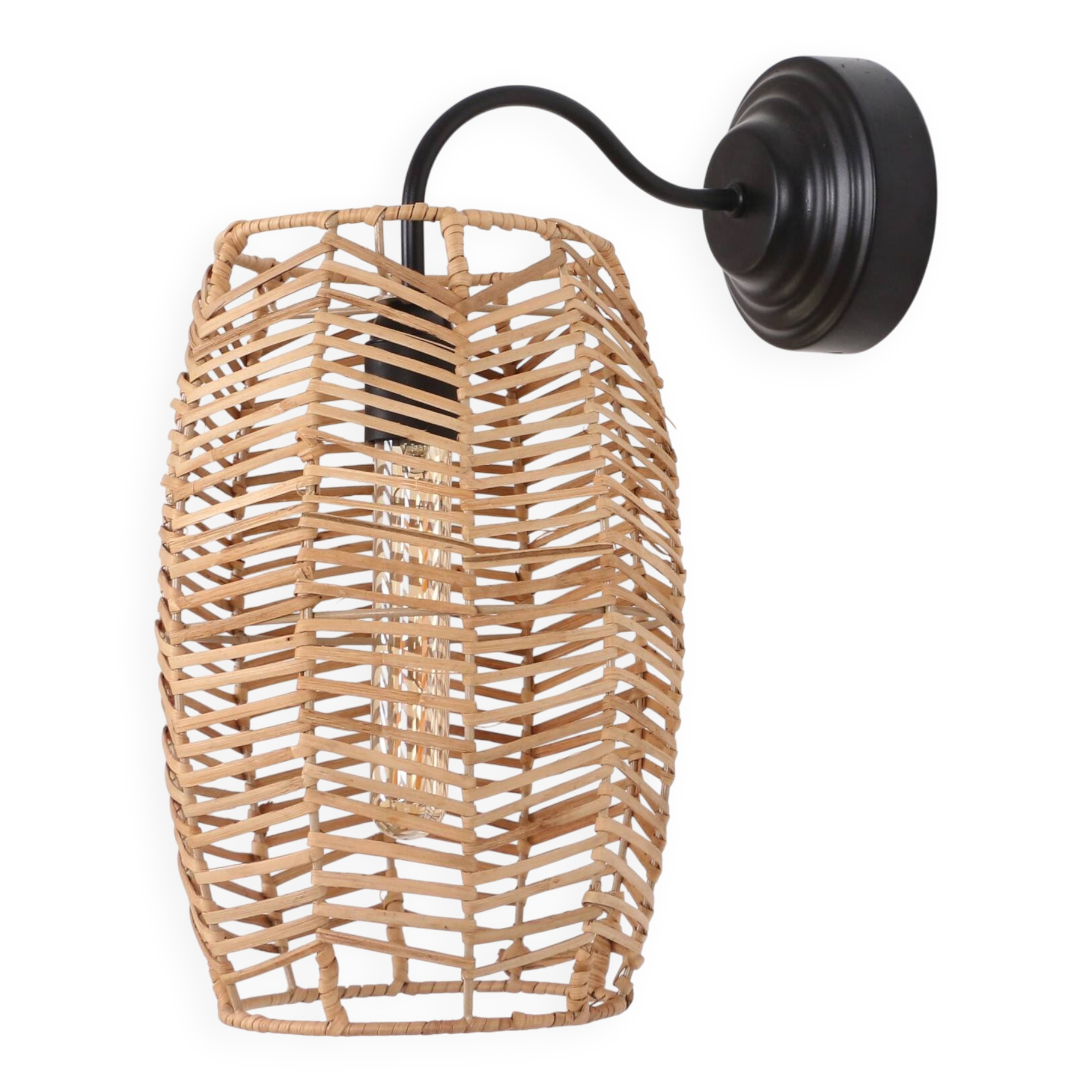 Rattan Sconces, Wall Lighting, Bedroom Lighting,Wicker Light