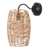 Rattan Sconces, Wall Lighting, Bedroom Lighting,Wicker Light