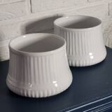 White plant pot