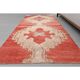 1970s Turkish Hand-Knotted Wool Cotton Red Runner Rug 104x260