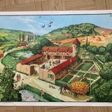 Pedagogical school poster frame