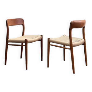 chaises Modèle 75 Mid-Century - set