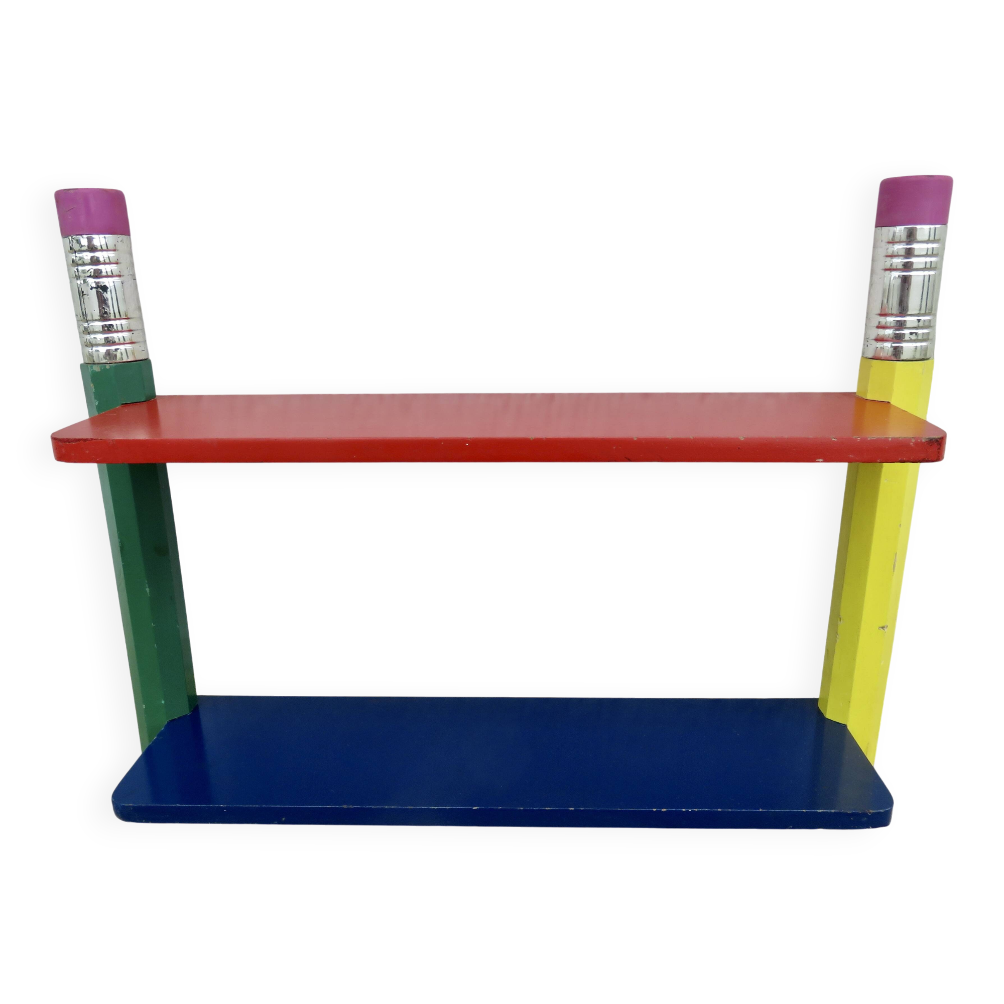 "Pencil" wall shelf designed by Pierre Sala, 1980