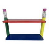 "Pencil" wall shelf designed by Pierre Sala, 1980