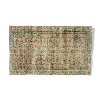 Tapis vintage artisanal anatolien 204 cm x 125 cm