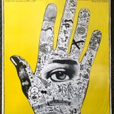 Original exhibition poster The artists of Gdansk in Paris, 1985 (large format)