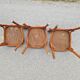 Set of 3 bistro chairs