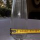 Salviati soliflore vase Aria Piccolo model in transparent ribbed glass