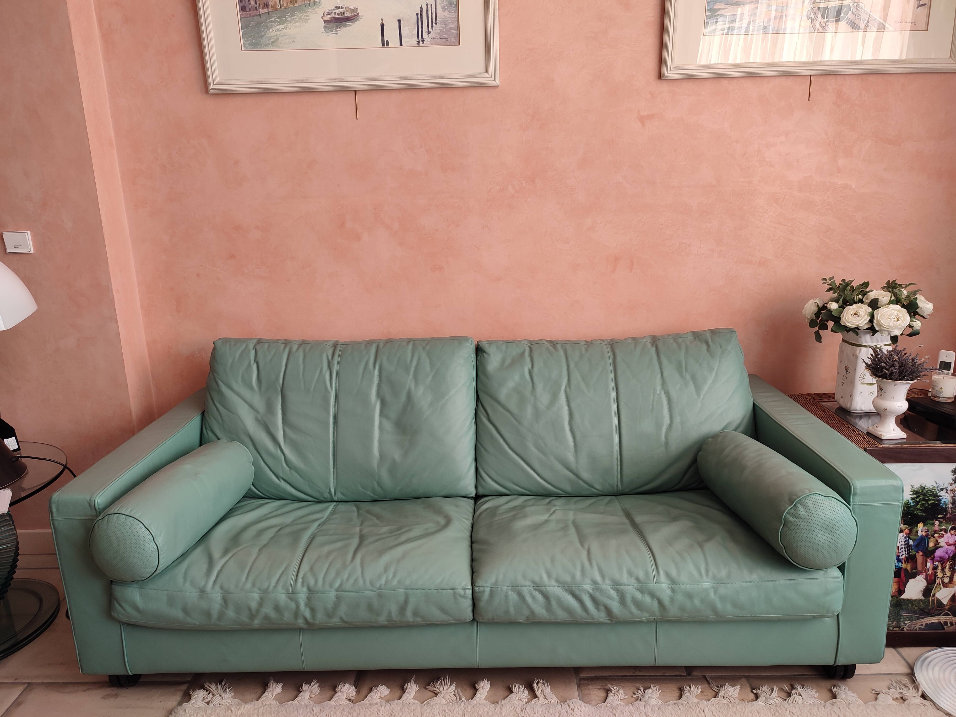 Soft leather sofa B&B Italia