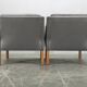 Pair of Leather Lounge Chairs by Børge Mogensen for Fredericia 1970s