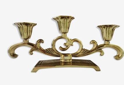 Golden bronze chandelier