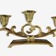 Golden bronze chandelier