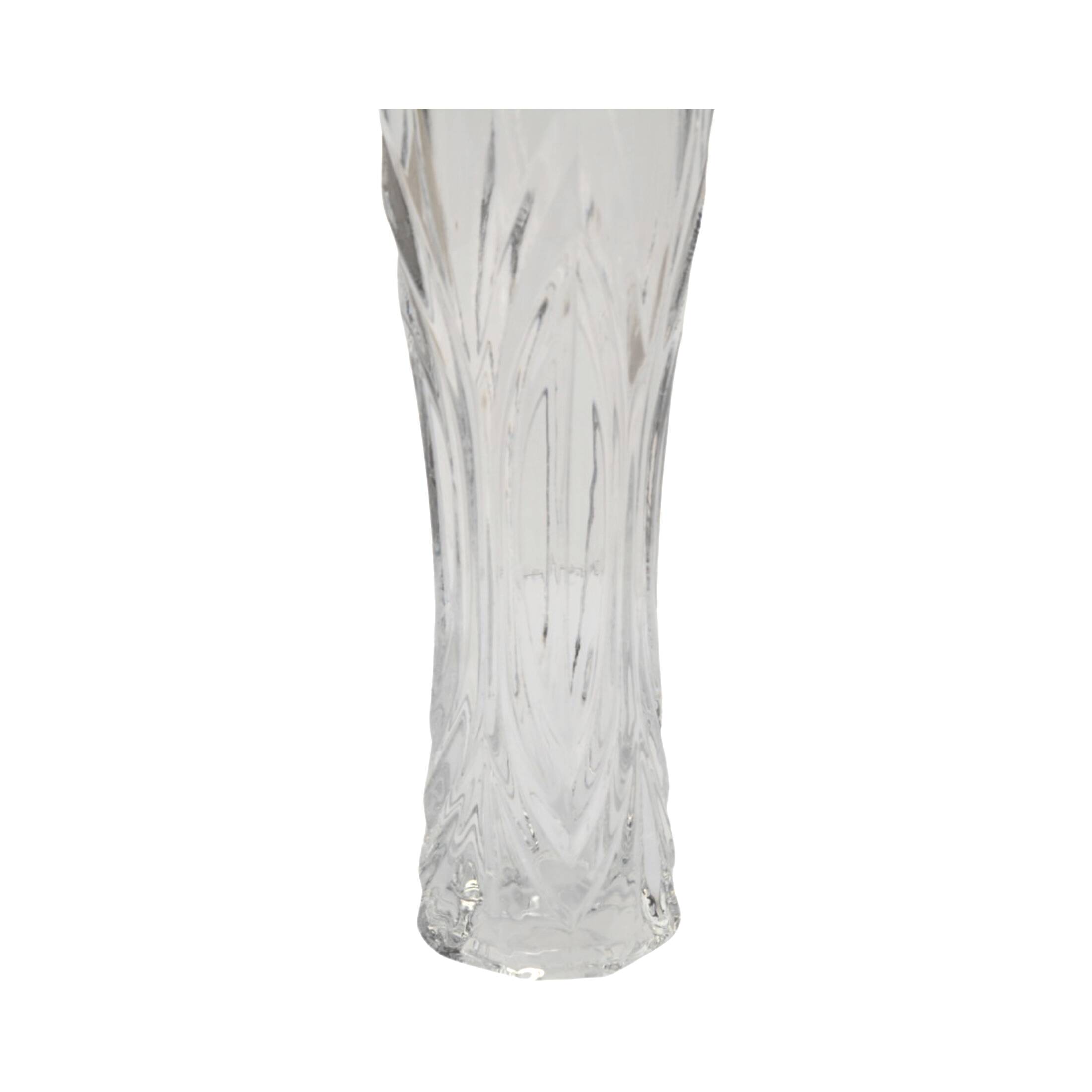Crystal vase, Cristal D'Arques, France, 1970s.