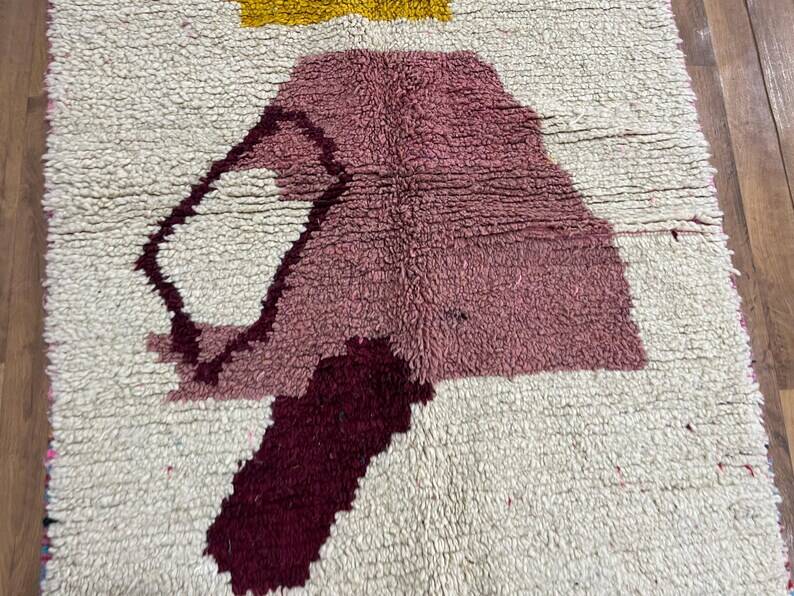 Handwoven wool Berber rug 150/250 cm