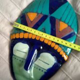 Ethnic mask with its display stand