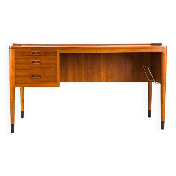 Bureau scandinave moderne en teck attribué à H. Brockmann Petersen pour Poul M. Jessen, années 1960