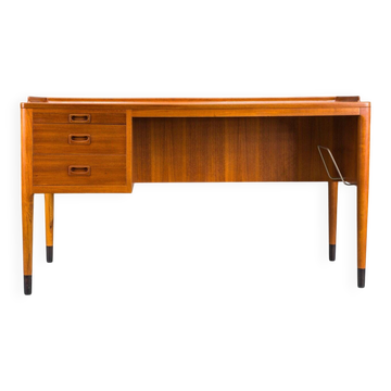 Bureau scandinave moderne en teck attribué à H. Brockmann Petersen pour Poul M. Jessen, années 1960