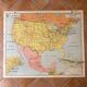 Old school map No.51/51bis United States and Mexico Vidal-Lablache - Armand Colin