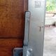 Old cold room door