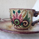 6 Quimper Fouillen cups