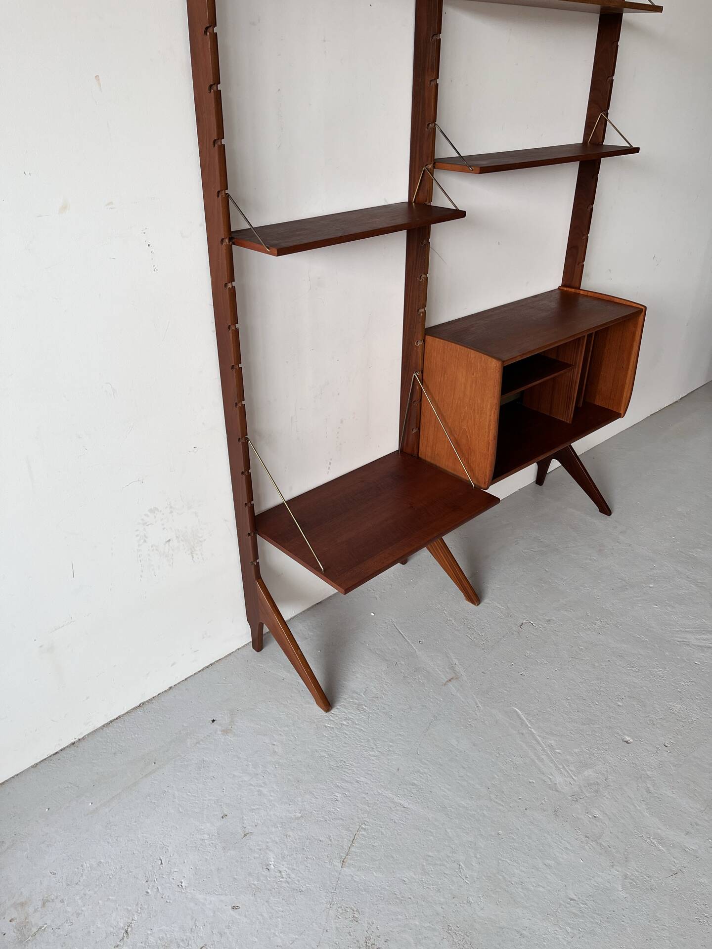 Scandinavian Bookcase, John Texmon, Mid century, Norway