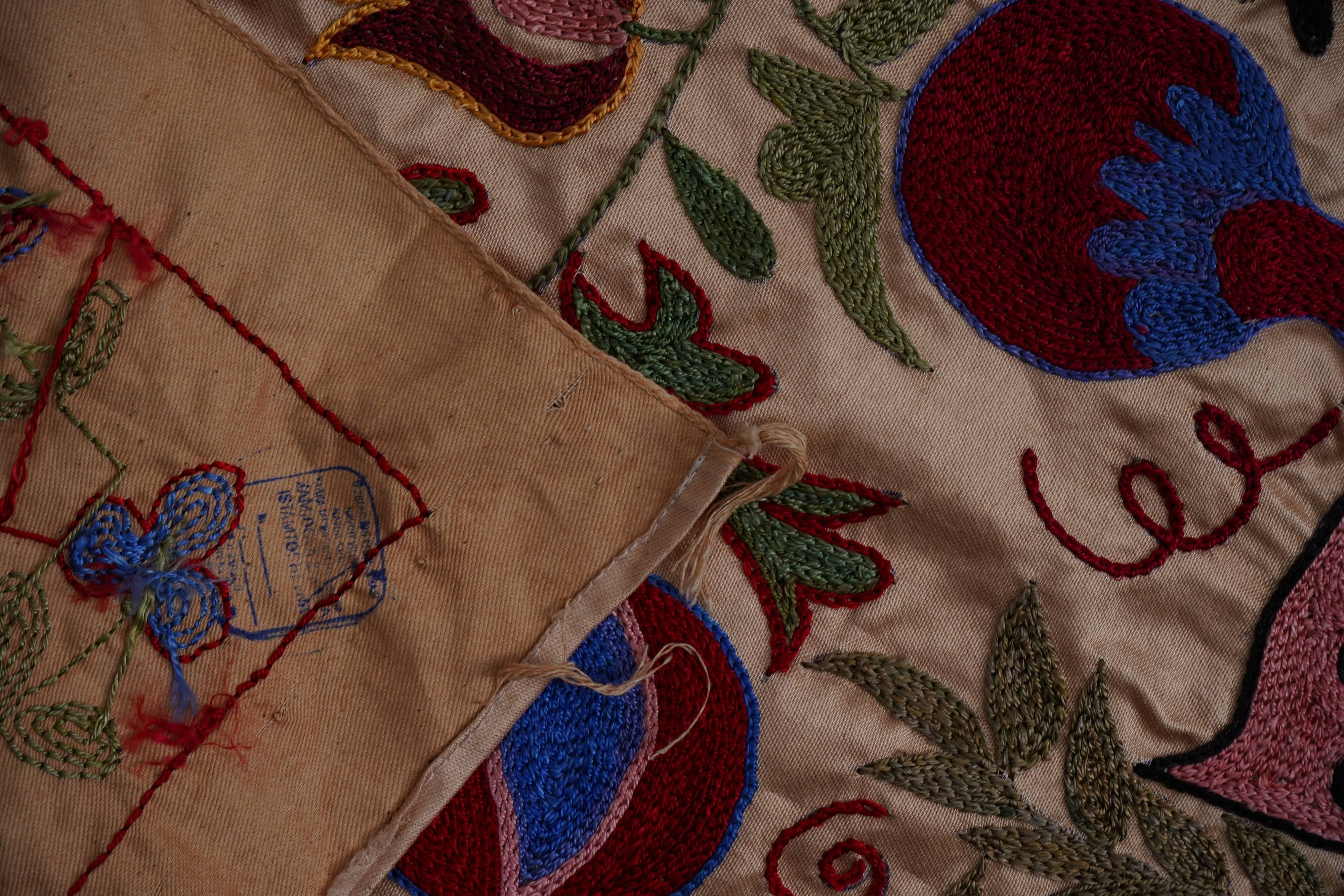 Hand-knotted rug, vintage Turkish rug 51x190 cm
