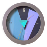 Spring cube wall clock Nicolai Canetti 80s