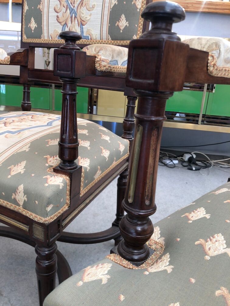 Pair of nineteenth century armchairs