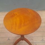 Small circular pedestal table