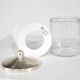 Sugar bowl by Josef Hoffmann for Bieffeplast, Italy, 1980s.