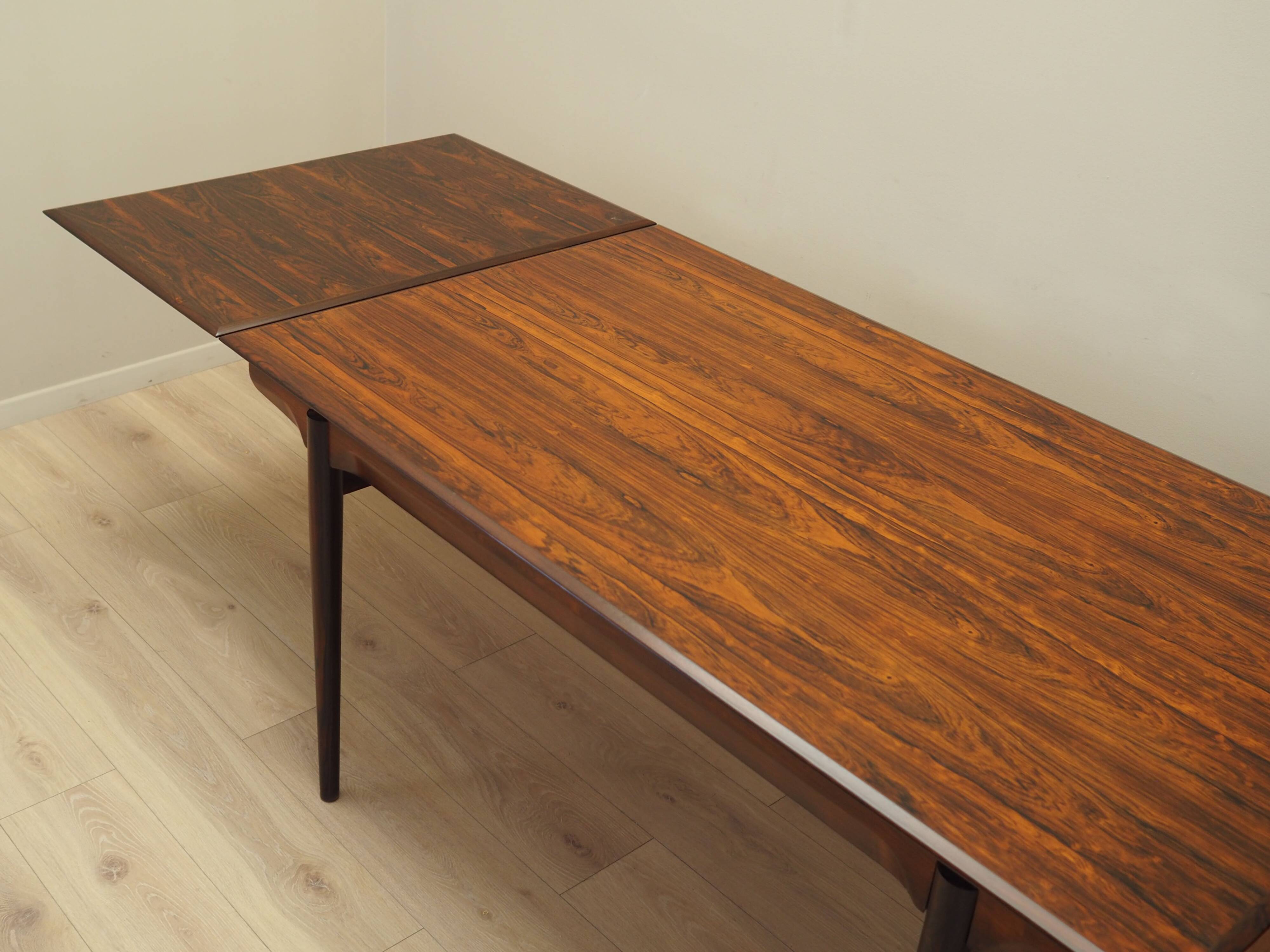 Rosewood table, Danish design, 1970s, production: Denmark