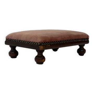 Pouf Art Déco repose-pieds design minimaliste des années 30