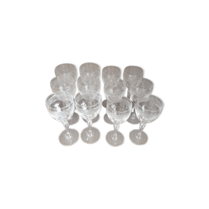 set de 12 verres en crital