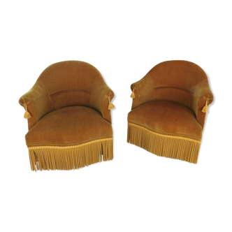 Vintage toad armchairs