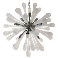 Lustre en verre de Murano