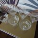6 crystal champagne glasses